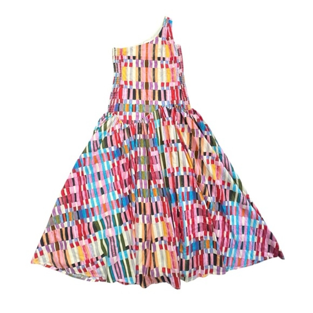 Drawn Painter’s Patch‎ Asymmetrical Dress